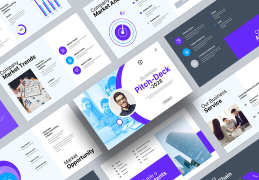 Business Pitch Deck Presentation Template