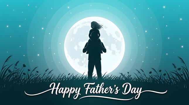 Atmospheric digital artwork of a solitary figure standing in front of a glowing full moon. Evokes themes of solitude, reflection, dreams, mystery, and night-time serenity. Perfect for conceptual, emot