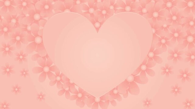 Hearts falling with alpha channel Valentine's background with hearts valetine's day animation floating and slowly fading away. Solid version and mask