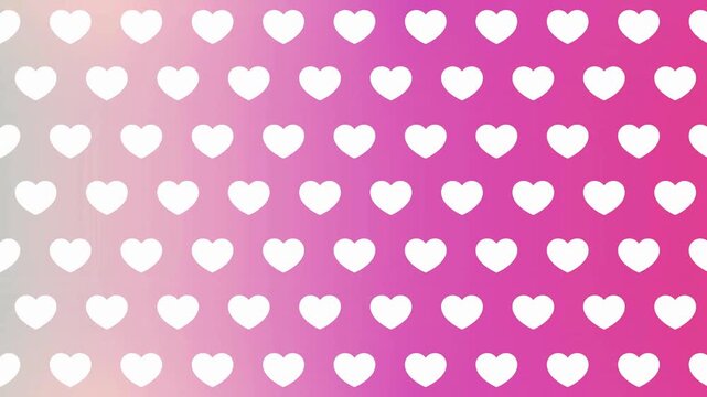 Hearts falling with alpha channel Valentine's background with hearts valetine's day animation floating and slowly fading away. Solid version and mask