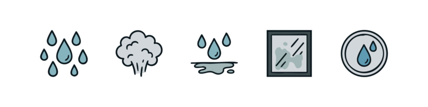 Hand-drawn doodle icon of a stack of papers with a metal paperclip