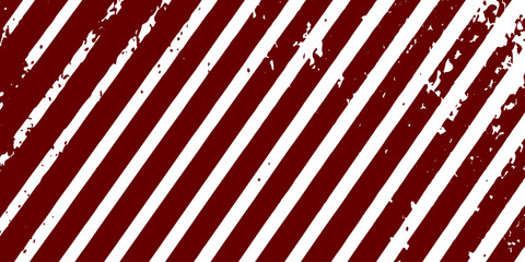 Abstract a pattern of bold red and white stripes, creating a striking visual contrast that exudes an impression of warning and danger, or simply as an intriguing design element. © DreamLoom