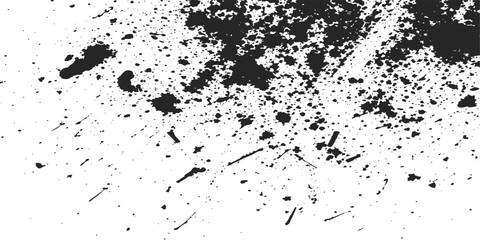 Abstract a striking grunge texture illustration. a splatter of inky black ink against a light background, creating an impactful visual narrative. © DreamLoom