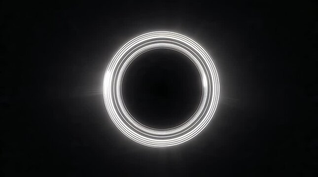 3D glossy metallic number zero icon on black background with circular button design and shiny glass effect