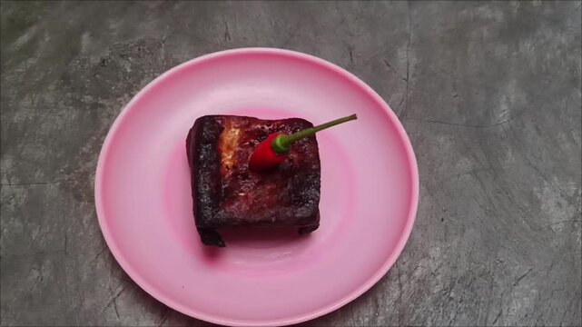 Tahu Bacem, a traditional Indonesian dish