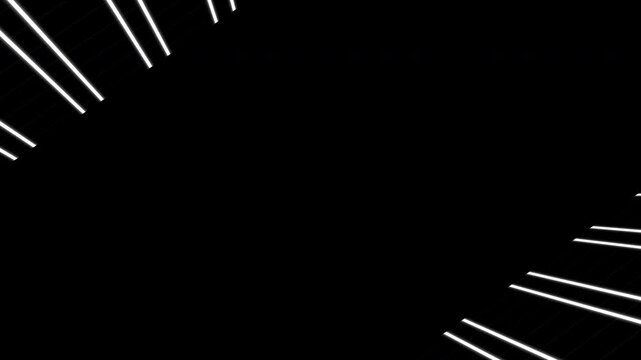 Cinematic perspective grid moving. Thin line wireframe floor with forced perspective. Premium loop for futuristic tech designs.