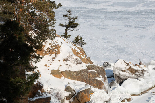 Lake Baikal, Siberia, Russia, winter recreation