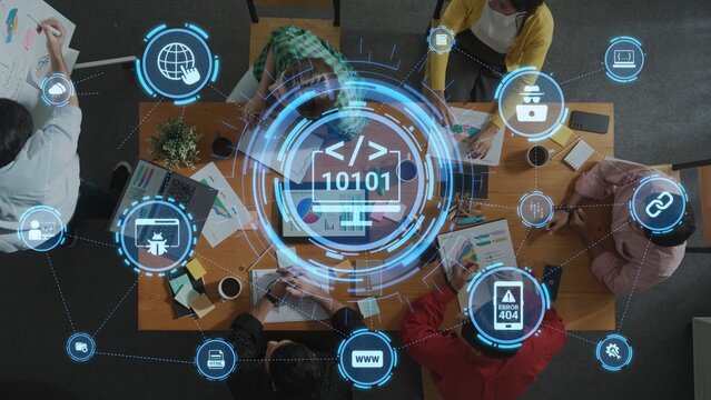 Software development with coding overlays, programming languages, developer tools, mobile app creation, and advanced programming for digital product development and software solutions. Funnel