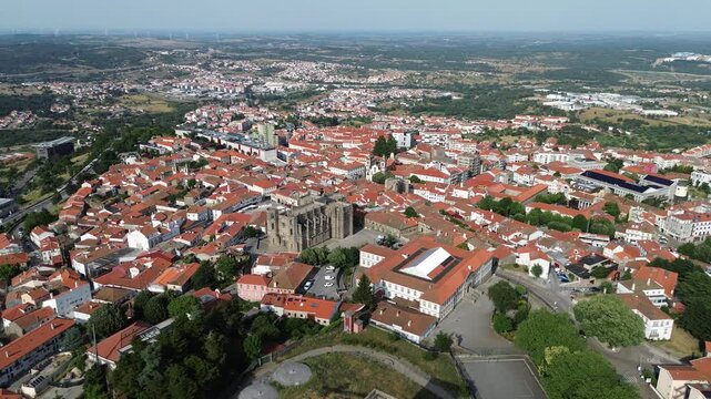 Drone video Guarda Portugal Europe