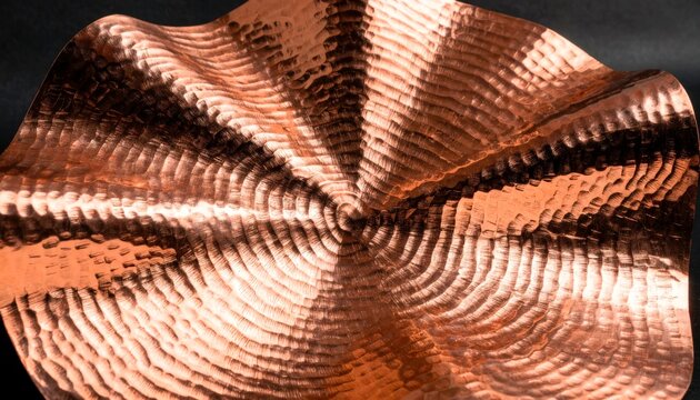 Artisan coppersmith creates unique metalwork in traditional workshop setting