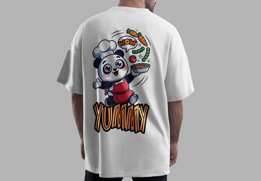 Cute Animal Chef Tshirt Illustration