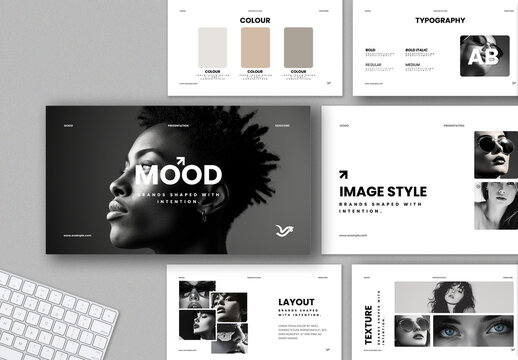 Minimal Brand Moodboard Presentation Template