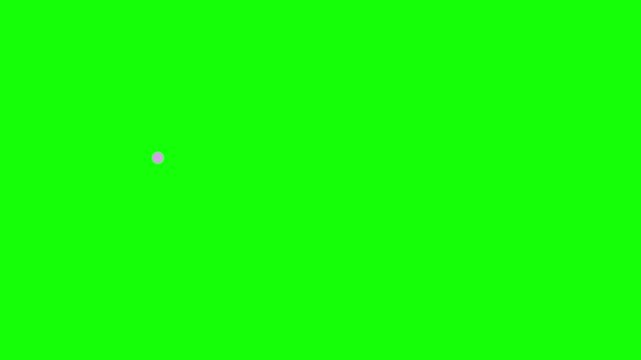 A vibrant green background with a light purple blob and white text box for a modern design element or template