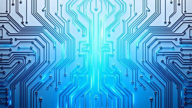 Blue circuit board pattern