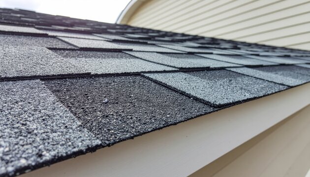 Asphalt Roof Close Up.