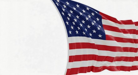 Fototapeta premium The Triumph of the American Flag