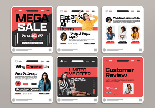Mega Sale Social Media Set