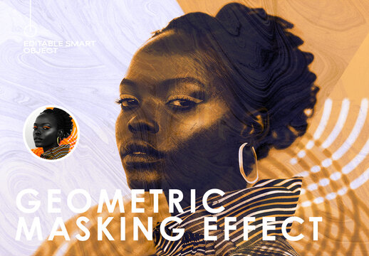 Geometric Masking Photo Effect