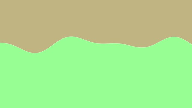 Wave Line Light Green Fast Down