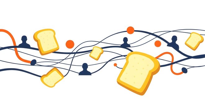 Visualizing the Bread and Butter Essentials of User Engagement and Data Connectivity in the Modern Food Tech Ecosystem