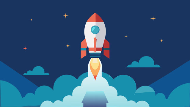 Startup Idea Launch Vector