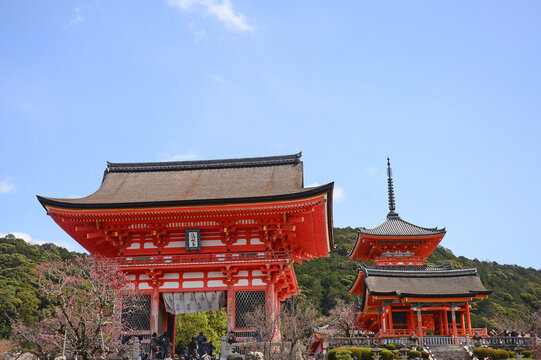 Kiyomizu dera temple, kyoto, Japan