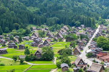世界遺産　白川郷合掌造り集落　夏 © Hiro074