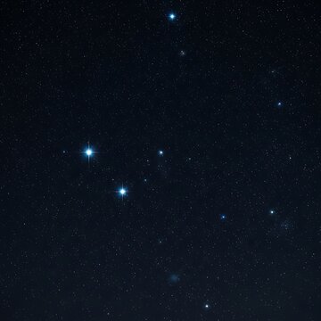 Orion Constellation - A Celestial Tapestry of Stars in the Night Sky.