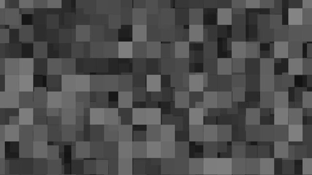 A sensor screen with changing pixels. Animation with full sensor concepts and inappropriate content. 4k video