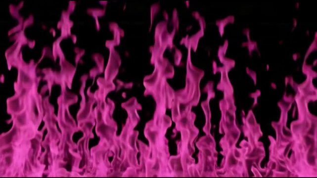 Vibrant pink flames rising against a dark background with a sense of dynamic movement and energy