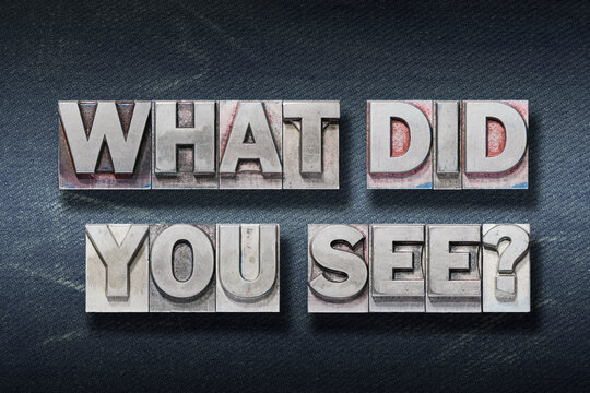 what did you see den
