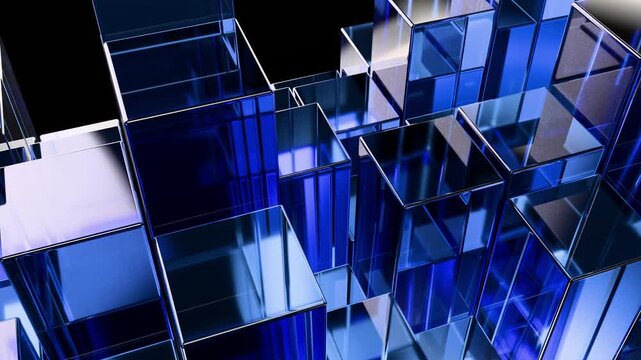 3D abstract business background with  graph