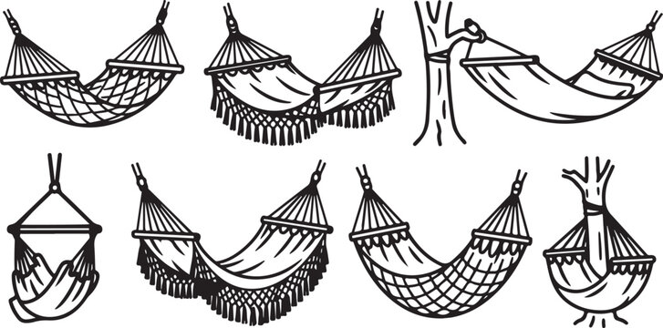 Various types of traditional lamps with intricate designs and hanging chains Vector
