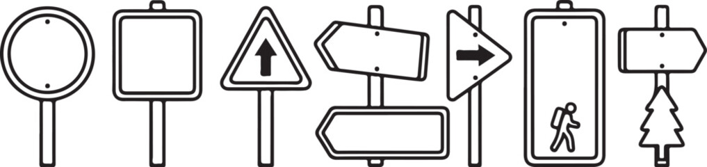 Obraz premium Common symbols representing male, female, restroom, moving up and access control Vector