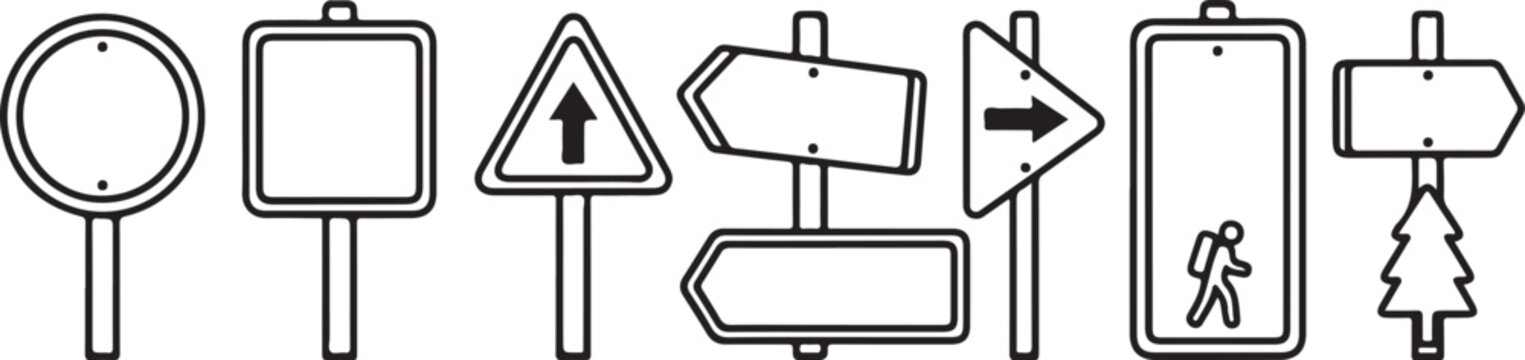 Common symbols representing male, female, restroom, moving up and access control Vector