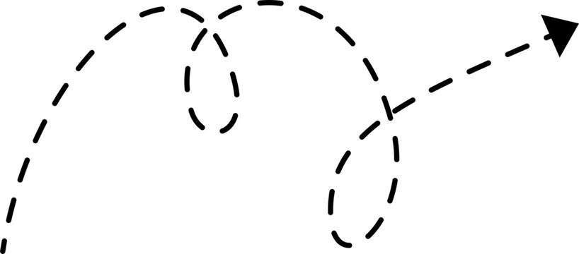 Aerial view of road trajectory