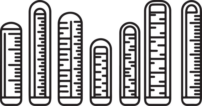 Illustration of various phone charging cables with different connectors Vector