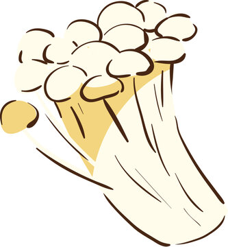 Golden mushroom