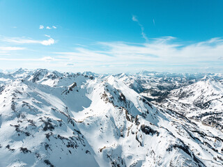 Obraz premium Landscape from the Austrian Alps near Obertauern Austria Salzburg
