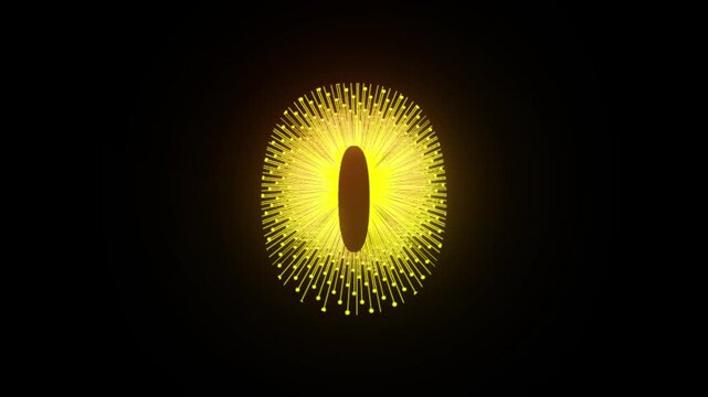 Black background beautiful motion picture logo animation, logo, logo with black background, business logo