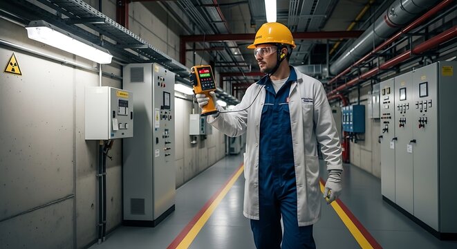 Industrial Radiation Monitoring in Technical Facility