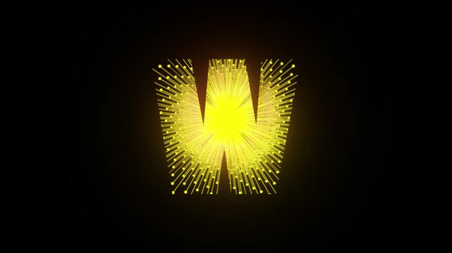 Black background beautiful motion picture logo animation, logo, logo with black background, business logo