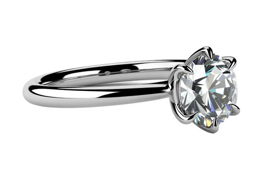 A close-up view of a diamond ring on a black background