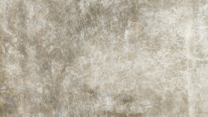 Fototapeta premium Horizontal closeup rough grey wall with dirty grunge texture showing worn surface, cracks, and aged details, perfect for wallpaper background and urban design.