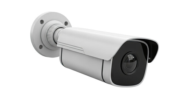White Bullet Security Camera