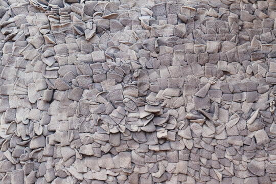 Background of gray carpet or door mat texture