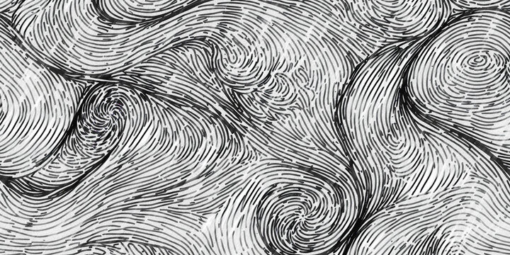 Esoteric Abstract Monochrome Texture Background