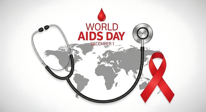 World aids day awareness a global health campaign for prevention and support