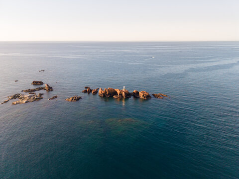 Faro de les Illes Formigues en Palam&ograve;s, Girona