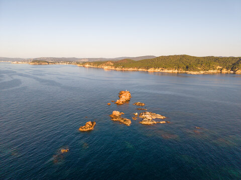 Faro de les Illes Formigues en Palam&ograve;s, Girona